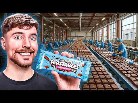 How Are MrBeast Feastables Made | Inside The Factory