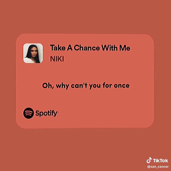 Makna Lagu Take A Chance With Me - NIKI