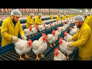 Inside the World’s Biggest Chicken Production Facility | Full Chicken Processing Factory Tour