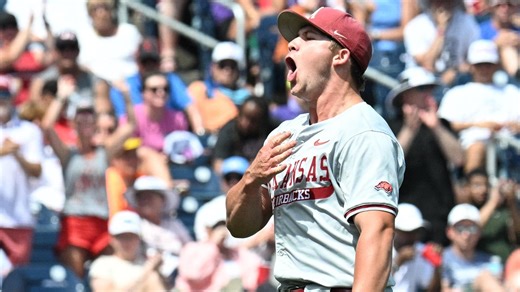Arkansas' Gage Wood dazzles with 19-K no-hitter at MCWS