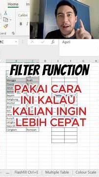 Tutorial Filter Function di Microsoft Excel✨