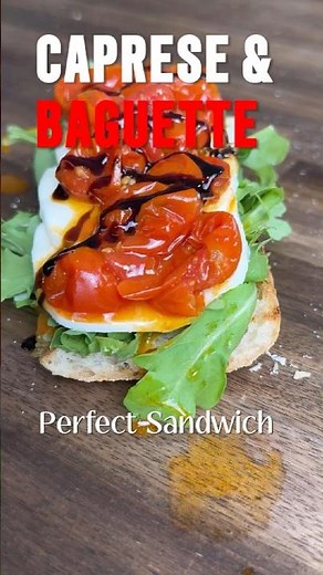 Caprese Sandwich on a Baguette | Easy & Delicious Recipe