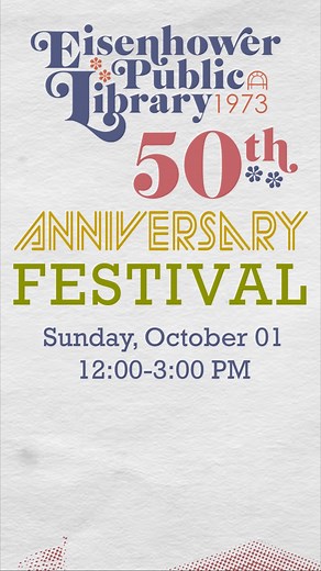 TOMORROW, October 01, 12:00 PM-3:00 PM! Since we first opened our doors in 1973, we've been grateful to be a part of the communities of Norridge and Harwood Heights. To thank you for 50 years of support, we're throwing a '70s themed party and you're invited! On Sunday, October 1st the Library grounds will be transformed into a 1970s-era festival with activities for all ages. Between sets from the Elvis tribute artist Hugo Colin and the Barefoot Hawaiian Dancers, boogie down to the sounds of the 