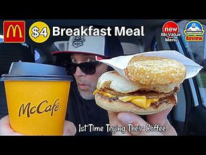 McDonald's® NEW $4 Breakfast Meal Review! ☀️💸 | NEW McValue Menus and Meals | theendorsement