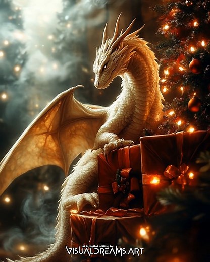 This Christmas, the dragons have joined the festivities! From delivering presents with fiery flair to curling up under glowing trees, they’re proving that magic doesn’t just come from Santa. 🎅🐉 They may be fierce, but their hearts are warm, and they remind us that the season is all about embracing the wonder, sharing the joy, and maybe just a little wing-powered mischief. Here’s to embracing the unexpected, sharing laughter, and finding joy in traditions—both old and new. Merry Christmas from 
