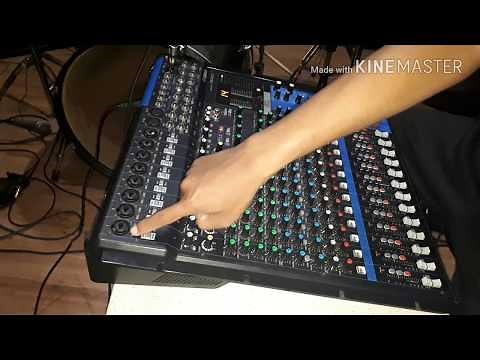 Cara setting mixer yamaha mg16xu | how to set up mixer