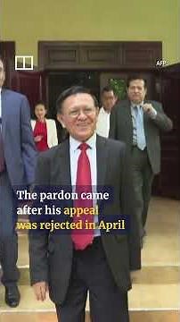 Cambodia’s Hun Sen pardons detained opposition leader