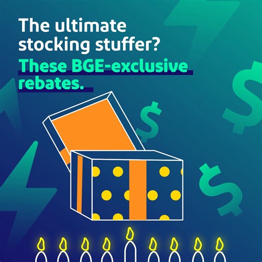 BGE customers can save big through rebates on appliances, HVAC upgrades and even home improvement work. Spend the savings on a 🎁 for someone special. http://spr.ly/6186SShms | MyBGE