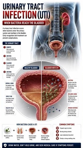 Urinary Tract Infection (UTI) Explained | Causes, Symptoms & Prevention | Health Awareness