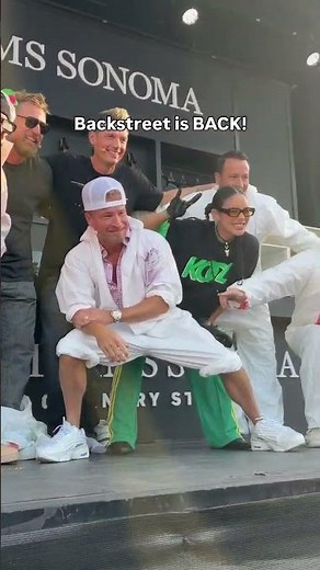 Backstreet Boys & Vanessa Hudgens at BottleRock Napa 🎤 #Shorts