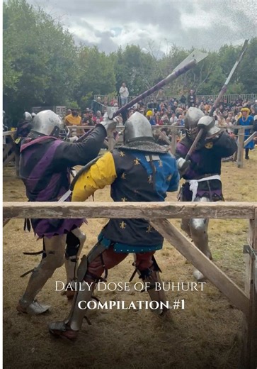 For anyone who missed Daily Dose of Buhurt back in late 2025, here’s a compilation bringing several days together in one video. ⚔️ Drop a comment with the moment you prefer 💬 #buhurt #combat #medieval #fight #fighter