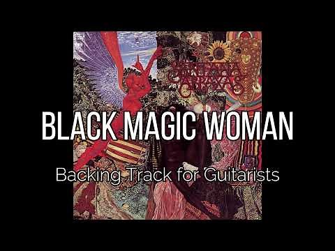 Santana - Black Magic Woman (Backing Track for Guitarists, Carlos Santana)