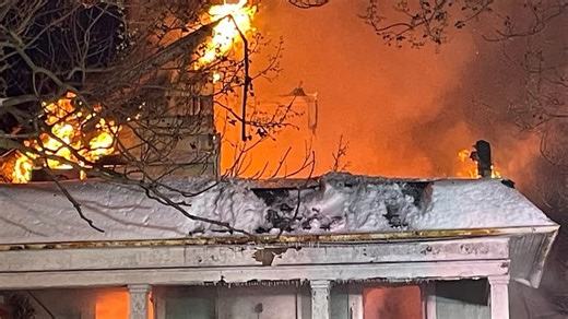 Many departments battled house fire in Urbana for hours in freezing temperatures