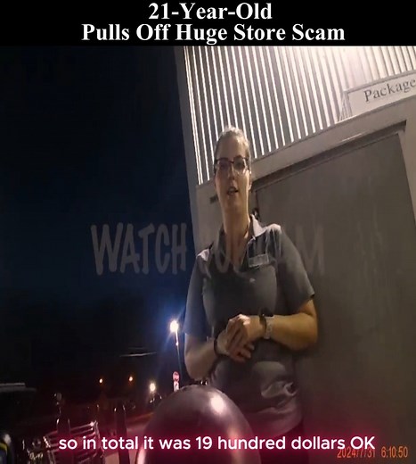 83K views · 1K reactions | 21 Year Old Pulls Off Huge Store Scam #copwatch #bodycam #dashcam #footage #crime #policeofficer #cops | Robby Saytaw | Facebook