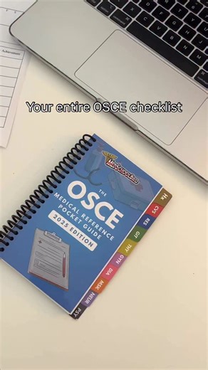 Your entire OSCE checklist, simplified 📘 ✔️Step-by-step exams ✔️Reference charts ✔️Physical exam diagrams All in one pocket-sized guide! #medicalstudent #medicalschool #medstudent #medschool #osce | Medschoolbro