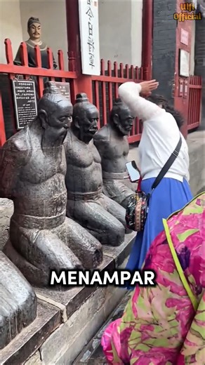 🤯 People Travel From Afar Just to Slap This Statue! #shorts