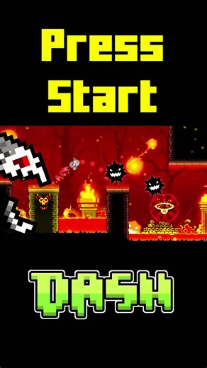 Press start x dash in Geometry Dash 2.2 #shorts #deluxe12