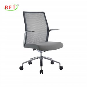 [Hot Item] Fashion Design Elegant Grey Mesh Commercial Furniture Staff Computer Chair
