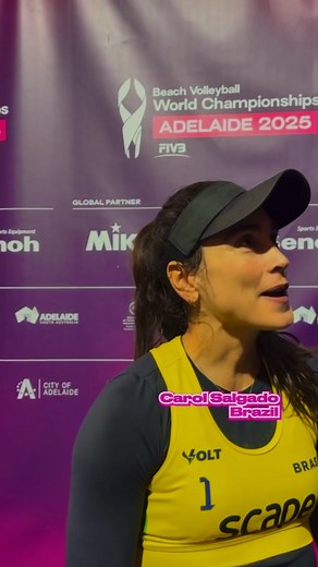 FIVB Beach Volleyball World Championships Adelaide 2025 reporters in action last night! Semi finals are on court now at The Drive! Come down and get behind the world's best! 👀👏🏼 🎟️ Tickets here: https://brnw.ch/21wXINi | Volleyball Australia