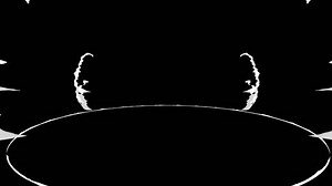 2D animation with alpha channel of shockwave and smoke and dust rising from a fall to the ground in cartoon style