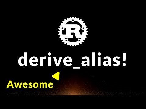 Clean Derives in Rust with derive_alias