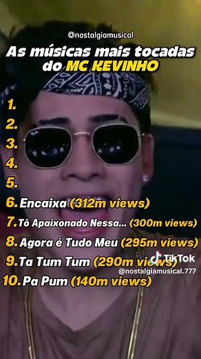 Nostalgia Musical no TikTok