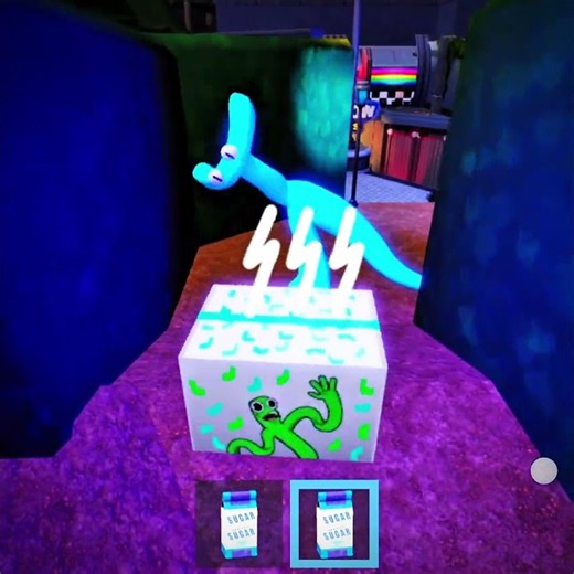 What If I Playing as Cat & Yellow Monster In Rainbow Friends funny moments #rainbowfriends #roblox