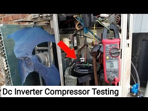 How to test DC Rotary inverter compressor | DC inverter AC Compressor testing With Digital Meter