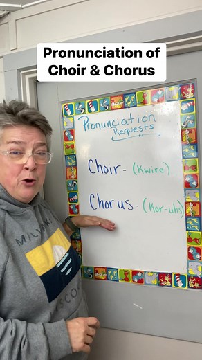 49K views · 6.2K reactions | Pronunciation Help: Choir and Chorus #Pronunciation#esl#english #choir | English Makes No Sense | Facebook