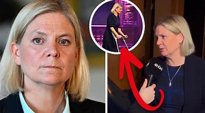 Magdalena Andersson svårt skadad – dyker upp med kryckor