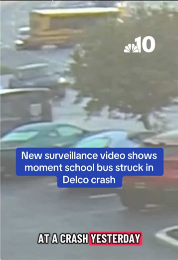 Four middle school students were taken to the hospital for evaluation of minor injuries, officials said, after a school bus overturned in a crash that happened in Newtown Township on Wednesday morning. At about 8 a.m., NBC10's SkyForce 10 captured footage of crews working at the scene in Newtown Township, at the intersection of Boot Road and West Chester Pike, following the early morning crash on Wednesday. Traffic could be seen stopped along the roadway as workers moved vehicles impacted by thi