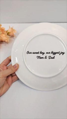 Personalized Girl Birthday Plate – Custom Name Ceramic Plate, First Birthday Keepsake Gift for Baby Girl P311NNF0 - Etsy