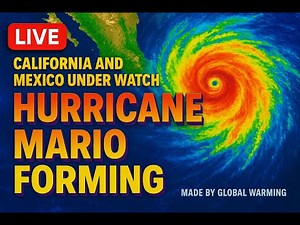 🚨 Tropical Storm Mario Forms — Mexico and California on High Alert