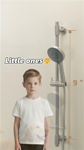 One Shower Fits All! 👶🐶🙌 | Adjustable Height Slide Bar