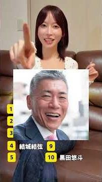 人気男優top10を当てろ！