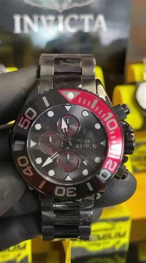 Relógio Masculino Invicta Grand Diver Cronografo Preto 50mm 48591