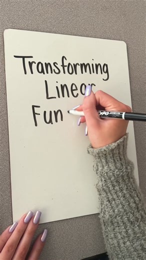 Transforming Linear Functions with a Vertical Translation! #math #mathematics #mathteacher #fyp #maths #mathtrick #middleschoolmath #stem #tutor #tutor #fypage #algebra #algebra1 #function #linearfunctions #transformingfunctions #functionrules