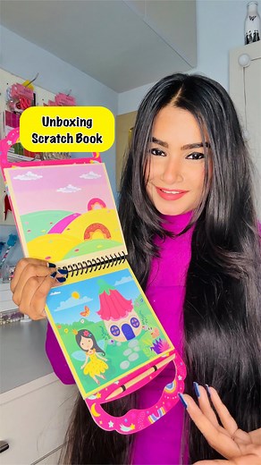 2.1M views · 10K reactions | So satisfying 﫠 . . . #scratchmagazine #scratchart #asmr #unboxing #crafteraditi #diy | Crafter Aditi | Facebook