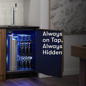 Enjoy the best of both worlds with a Presrv Kegerator & Beverage Cooler that blends perfectly into your space. Our optional solid wood overlay panel kit seamlessly hides your cooler behind cabinetry, keeping your space discrete and your style uninterrupted. Whether you’re serving up cold drafts or your favorite drinks, the Kegerator & Beverage Cooler delivers on all fronts - functionality, flexibility, and flawless design. | Zephyr | Facebook