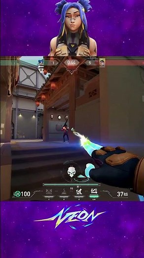 Valorant's MOST INSANE Neon Play - 1 HP ACE!