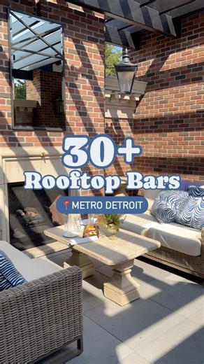 Alyssa Matt | Things To Do Metro Detroit on Instagram: "📍37 Rooftop Bars in Metro Detroit ☀️🍹🎶 (Not all pictured in the reel…see below! ⤵️) . @eatatsocial 📍 Birmingham . @monarchclubdetroit 📍Detroit . @gordsbarmc 📍Marine City . @exchangenorthville 📍Northville . @atwaterbeer 📍Detroit . @finseateryandspirits 📍New Baltimore . @kampersrooftop 📍Detroit (@booktowerdetroit ) . @flyleafgp 📚📍Grosse Pointe . @cambriadetroit 📍Detroit . @iogodfreydetroit @godfreyhoteldetroit 📍Detroit . @gillys