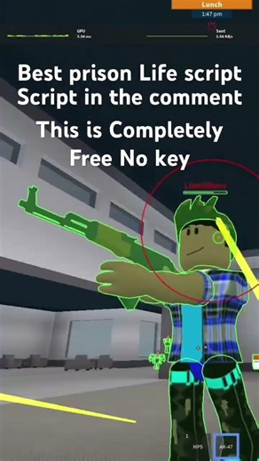 Best🔥Prison Life script Free No key (esp,aimbot,escape prison,take guns,fly) #roblox #games
