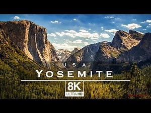 Yosemite National Park - California, USA 🇺🇸 - by drone in 8K UHD