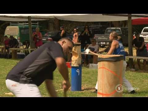 Legendary wood chopper Jason Wynyard made a member of NZ Order of Merit