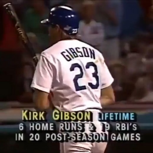 248K views · 855 reactions | On this date in 1988, Kirk Gibson’s iconic injured two-out two-run pinch-hit walk-off home run. ( @mlbvault) | CBS Sports | Facebook