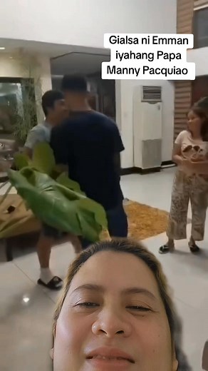 Naglabing labing ang mag ama. Emman ug Manny Pacquiao. Ctto Eman Bacosa #reelsfyp #MannyPacquiao # | Irish B. Cuyos