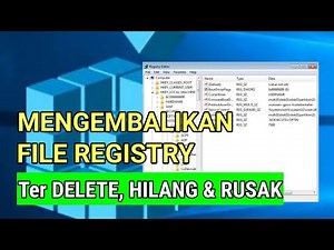 How to Restore Deleted Windows Registry Files Easily