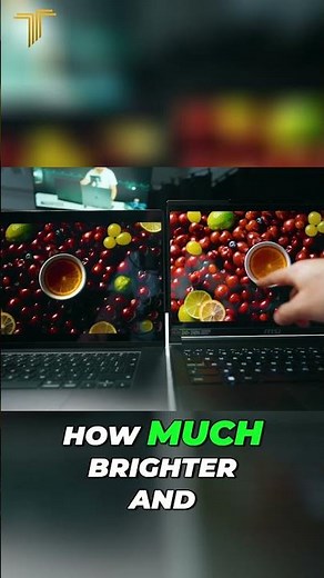 OLED vs. Mini LED: The INSANE Visual Difference! MSI Stealth A16+ vs Macbook Pro #shorts