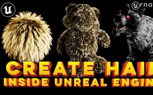 使用 Ornatrix 插件直接在虚幻引擎中创建头发和毛皮！_哔哩哔哩_bilibili