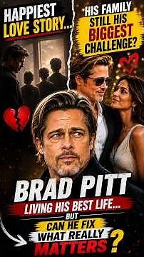 Brad Pitt’s Happiest Love Story—But Is His Family Life Still Falling Apart?